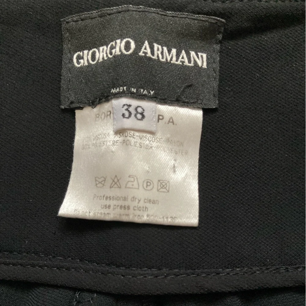 Giorgio Armani Borga 21 Wide leg Pants. Size 38 - Picture 5 of 6